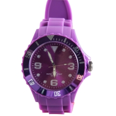 10ATM Montre bracelet en silicone 43MM Unisexe pour cadeaux de Noël Promot