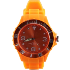 10ATM Montre bracelet en silicone 43MM Unisexe pour cadeaux de Noël Promot