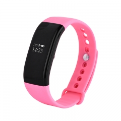 Pink Color Silicone Strap Activité Wristband smart Bracelet