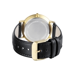 Montre bracelet en cuir de haute qualité pour hommes