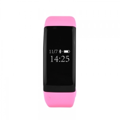 Pink Color Silicone Strap Activité Wristband smart Bracelet