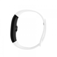 Bracelet V6Smart Blanc Couleur Compatible avec Android IOS Charge de serrage arrière