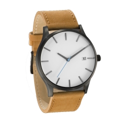 Montre de mode à quartz analogique Minimaliste classique classique pour hommes