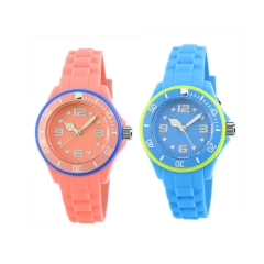 Montre Candy Color Kids Rubber pour le jour de Noël