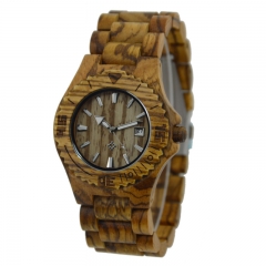 Montre en bois originale de luxe en bois d'origine OEM