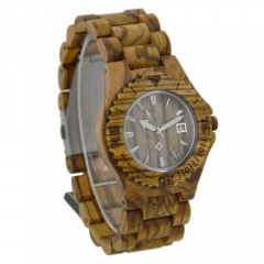 Montre en bois originale de luxe en bois d'origine OEM