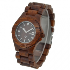 Montre à quartz en bois de qualité supérieure OEM Montre à quartz