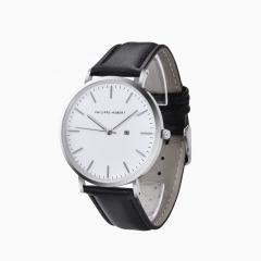 Montre bracelet en cuir de haute qualité en cuir DW unisexe