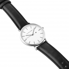 Montre bracelet en cuir de haute qualité en cuir DW unisexe