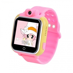 Montre intelligente pour enfants avec plus de caractéristiques Bracelet en silicone coloré Localisation GPS