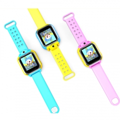 Montre intelligente pour enfants avec plus de caractéristiques Bracelet en silicone coloré Localisation GPS