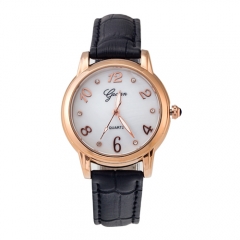 Rose Gold Casual Quartz mouvement suisse imperméable à l'eau Regarder pour femme