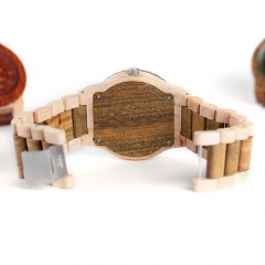 Nouvelle protection environnementale Japan Movement cadeau Montre en bois