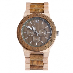 Nouvelle protection environnementale Japan Movement cadeau Montre en bois