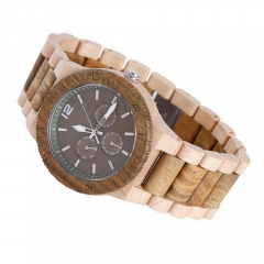 Nouvelle protection environnementale Japan Movement cadeau Montre en bois