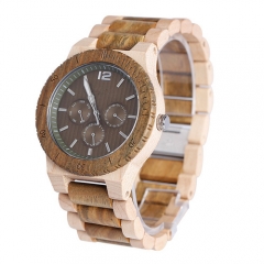 Nouvelle protection environnementale Japan Movement cadeau Montre en bois