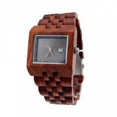 ODM / OEM Fashion Hot Sales Quartz Montre en bois pour homme