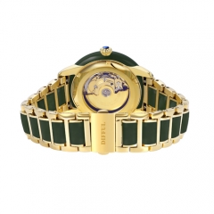 Mouvement mécanique suisse de luxe Hetian Jade Watch