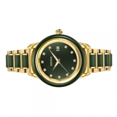 Mouvement mécanique suisse de luxe Hetian Jade Watch