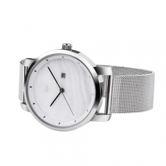 Nouveau style personnalisé logo homme simple Quartz montre-bracelet